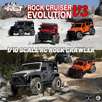 RGT EX86100 V3 1/10 RC Crawler 4WD Electric High-Speed Off-Road Rock Cruiser RTR