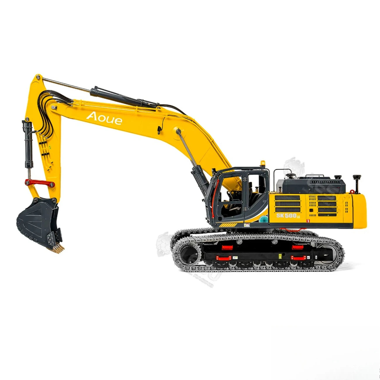 LESU SK500 RC Excavator 1/14 Hydraulic Remote Control Excavator KIT/RTR Version 6-Way Valve Tracked Excavator Metal Model Toy