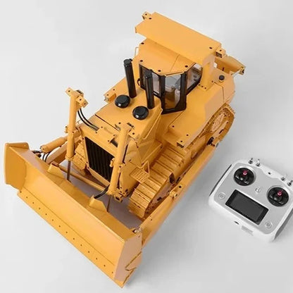 CAT DXR2 D9T JDM-98 Hydraulic RC Bulldozer 1/14 Metal Bulldozer Model RTR Version with Lighting and Sound System RC Toy