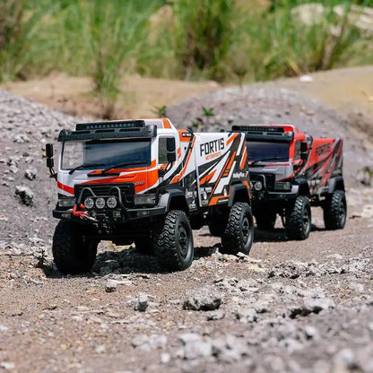Hobby Plus 1/18 DKR-4 Fortis 4WD RC Rally Truck RTR, Electric Off-Road Desert Racer