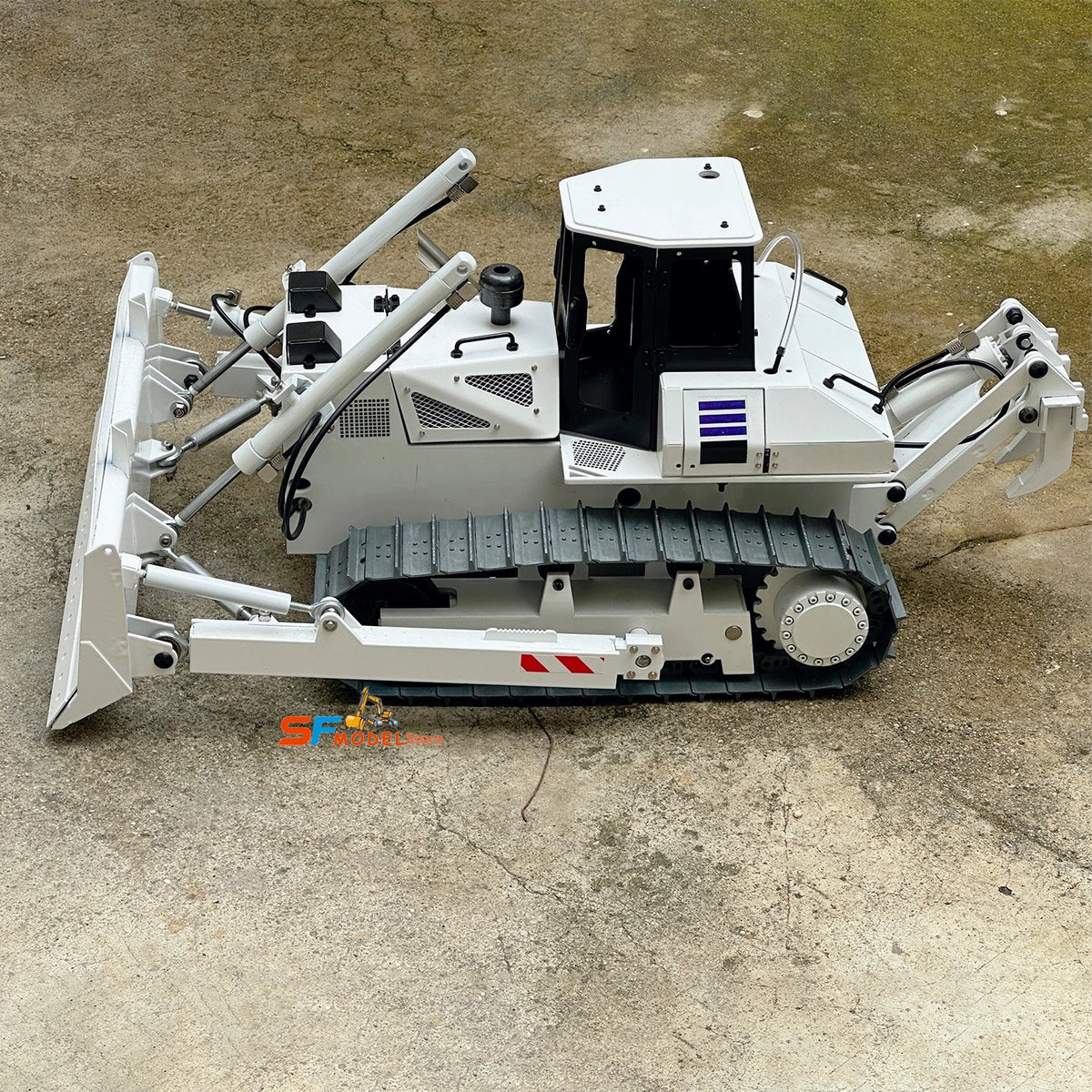1/14 Hydraulic RC Bulldozer Metal Model RTR Version Brushless Hydraulic Oil Pump Construction Machinery RC Truck Model Toy