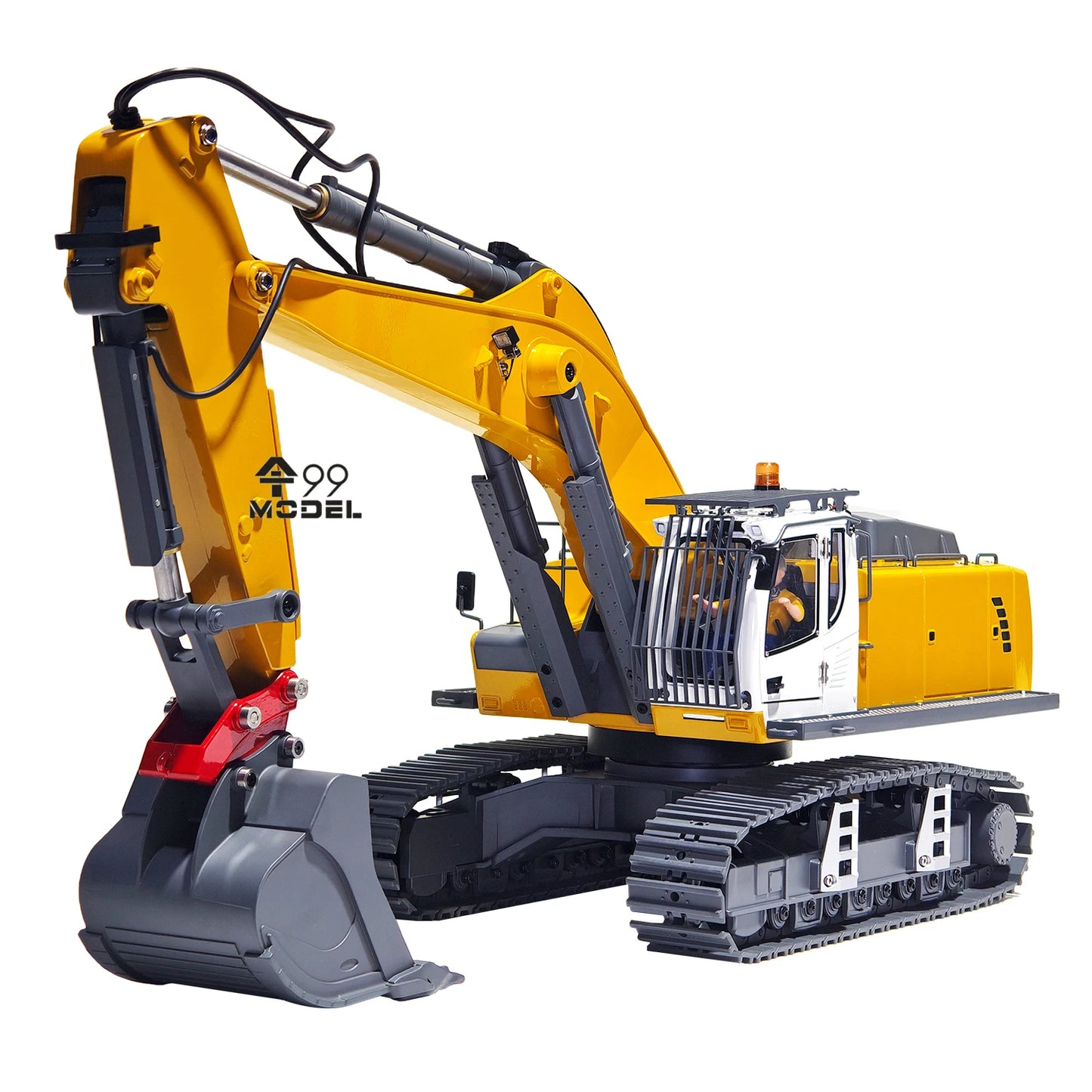 KABOLITE K970 Electric Excavator Metal Model 1/18 K5901 RC Excavator RTR with Light and Sound System Remote Control Car Boy Toy