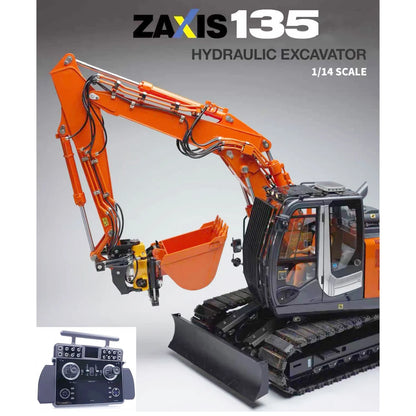 1/14 RC ZX135 Three-Section Hydraulic Excavator (RTR)