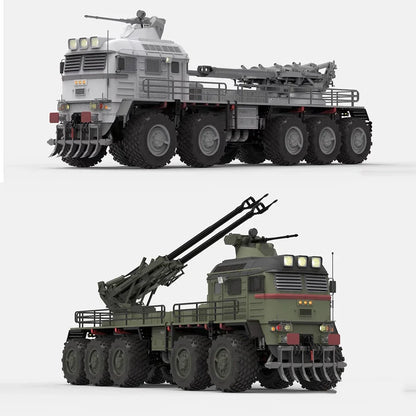 CROSSRC XX10 T-REX 1/12 RC-Auto 10x10 Gepanzertes Fahrzeug Militär-LKW Modellbausatz Version Simulation Schweres Geländefahrzeug Spielzeug für Jungen 