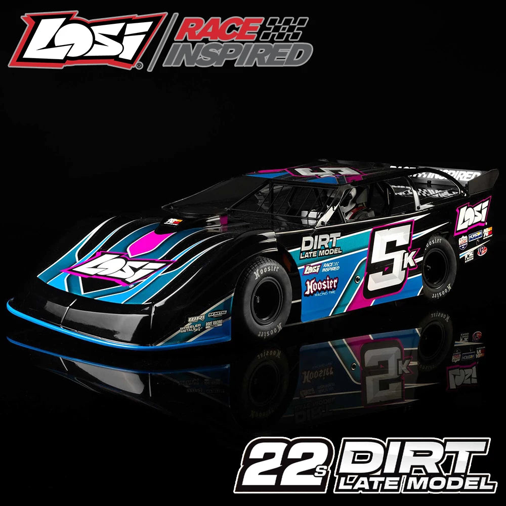 LOSI 1/10 22S 2WD Dirt Oval Late Model RTR Brushless RC Car (LOS-2167)