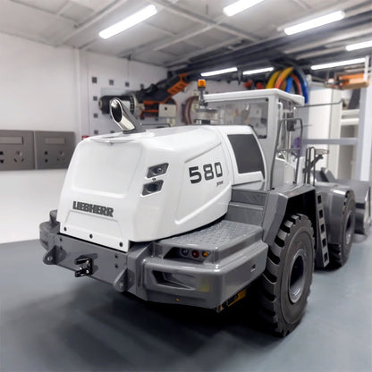 RC Loader 580 1/14 Hydraulic RC Loader Metal Model RTR Radio Remote Control with Light and Sound System Wheel Loader Model