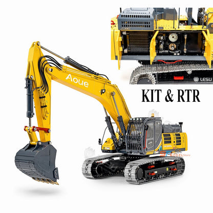 1/14 Scale LESU SK500 Heavy-Duty Tracked Hydraulic RC Excavator