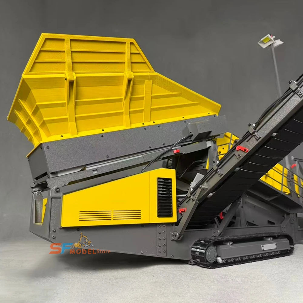 1/14 Screening Machine Engineering Machinery Model Miniature Construction Site Scene RC Truck Electric Sand Screening Machine