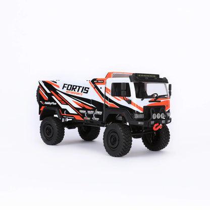 Hobby Plus 1/18 DKR-4 Fortis 4WD RC Rally Truck RTR, Electric Off-Road Desert Racer