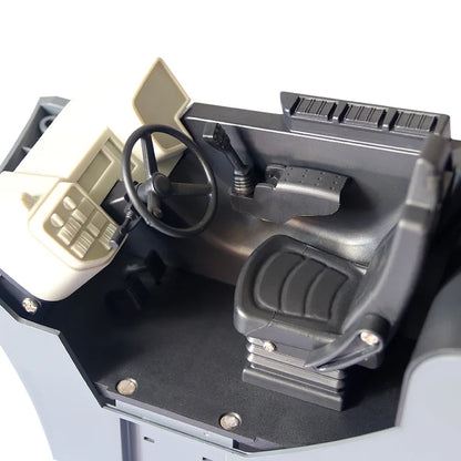 RC-Auto 1/14 RC Hydraulischer Teleskopstapler JDM-128 Lader Multifunktions-Gabelstapler Modell Junge ferngesteuertes Auto Modell Spielzeug 
