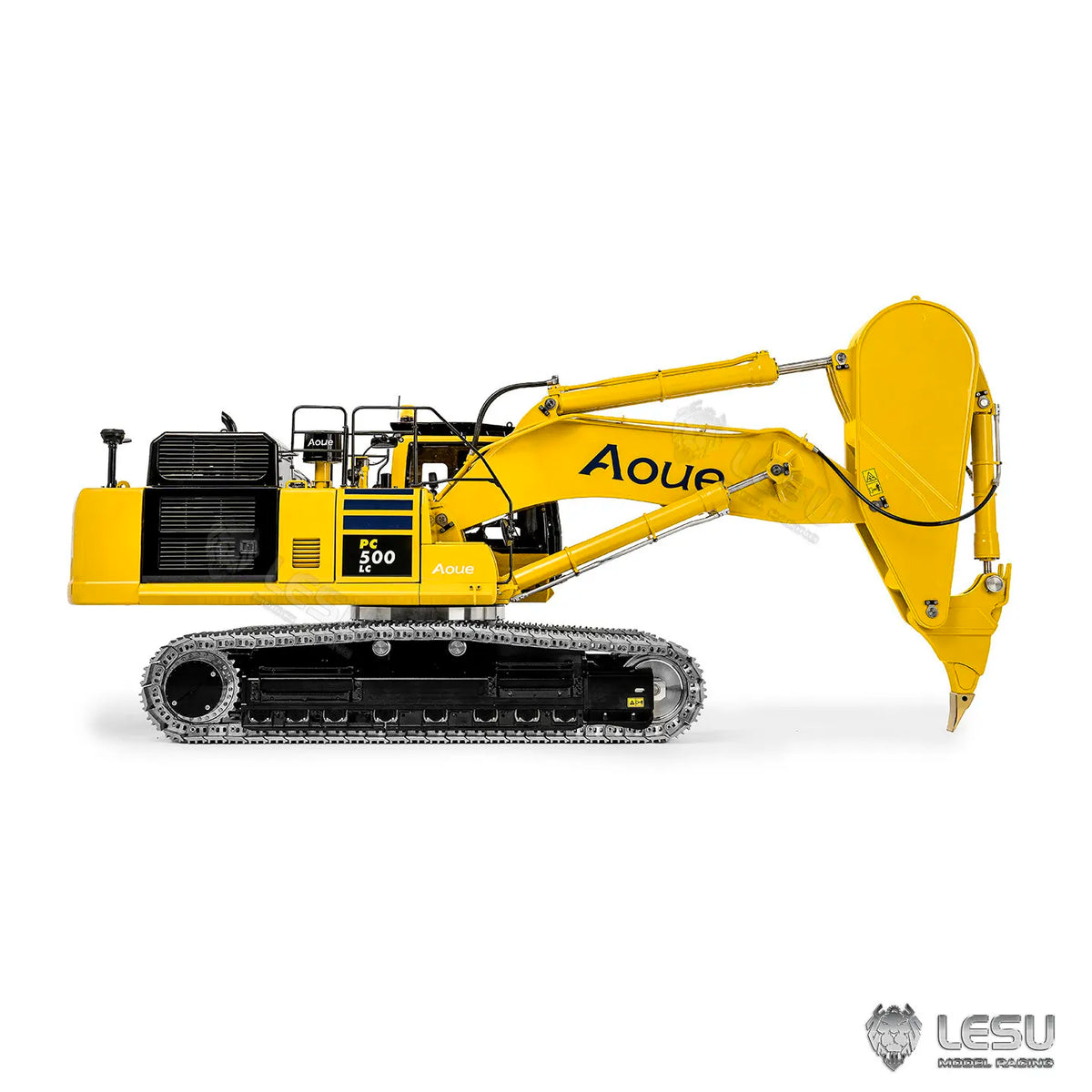 LESU PC500LC RC Excavator Hydraulic Model 1/14 Rock Arm Pangolin Excavator Metal Model Remote Control Engineering Toy BA-B0020