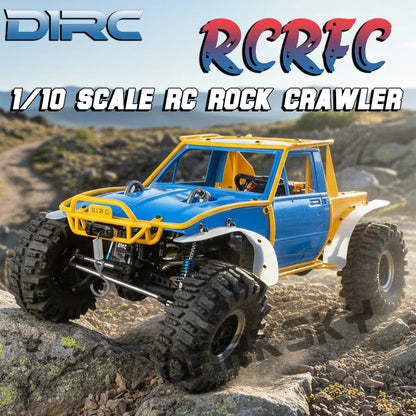 D1RC RCRFC 1/10 Rainforest Chariot Brushless RC Crawler - Metal Tube Chassis Roll Cage Car