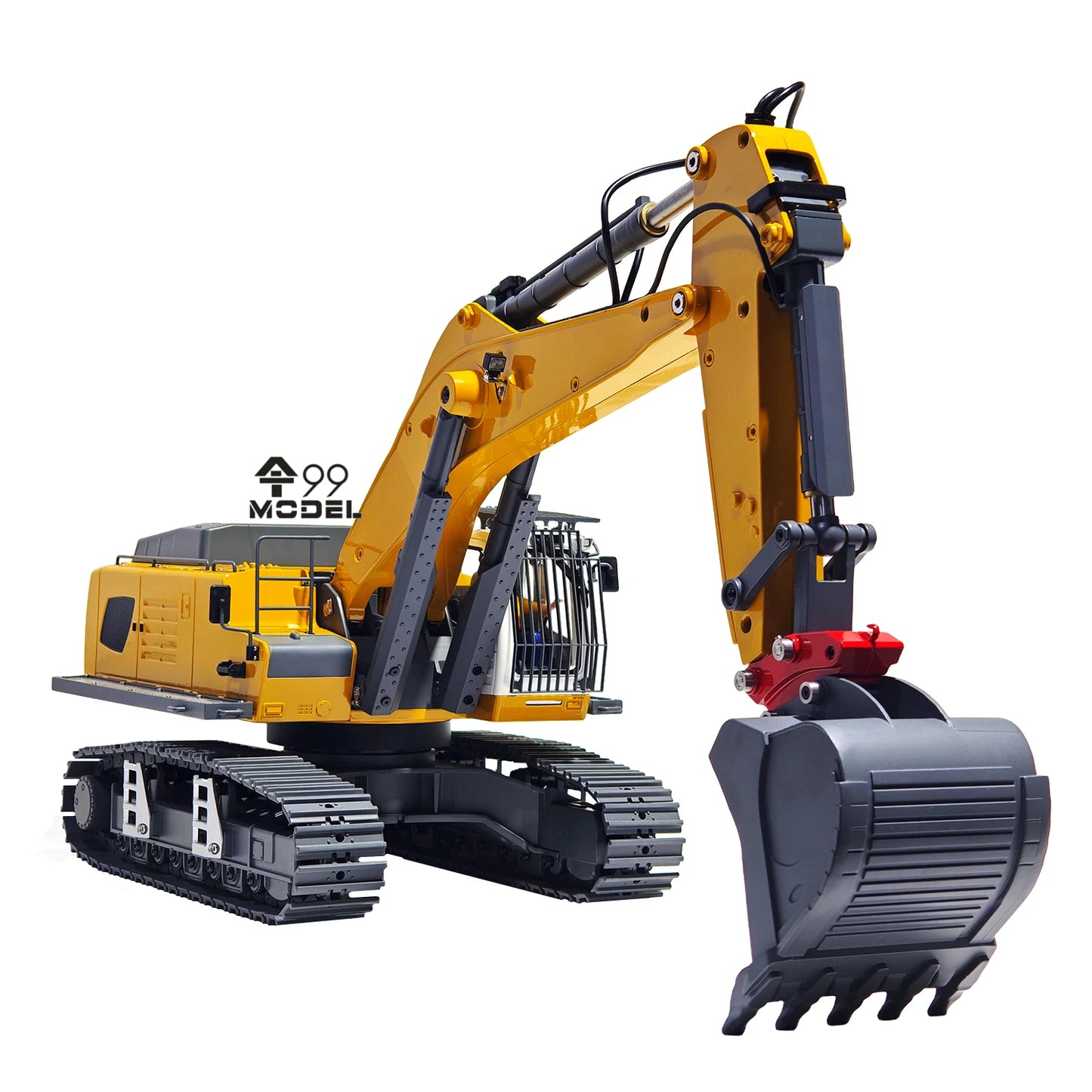 KABOLITE K970 Electric Excavator Metal Model 1/18 K5901 RC Excavator RTR with Light and Sound System Remote Control Car Boy Toy