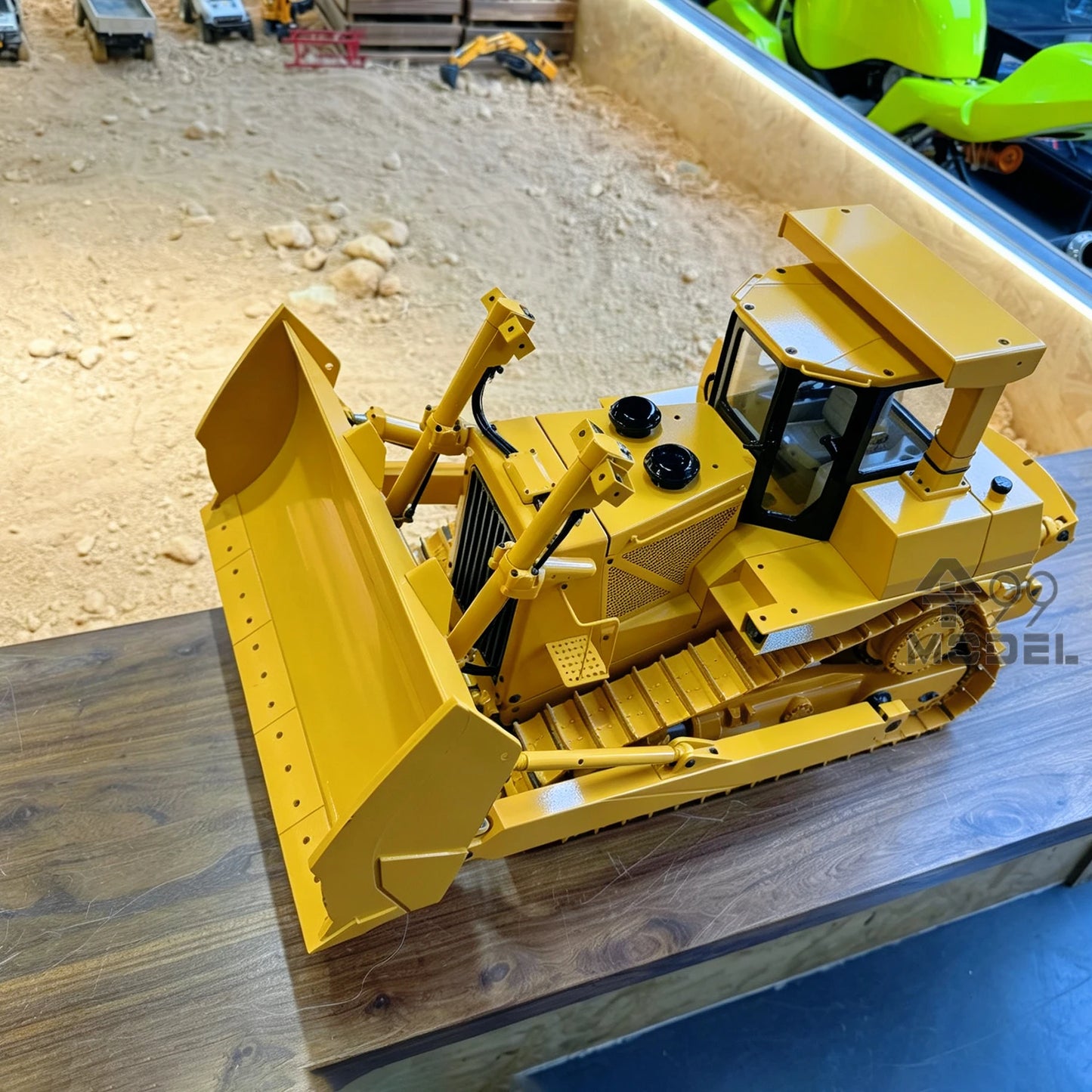 CAT DXR2 D9T JDM-98 Hydraulic RC Bulldozer 1/14 Metal Bulldozer Model RTR Version with Lighting and Sound System RC Toy