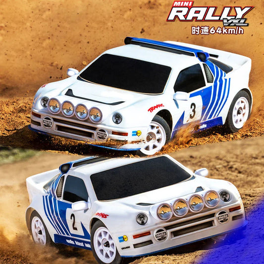 Traxxas Mini Rally Ford RS200 1/12 Scale 4WD Brushless RC Rally Car RTR