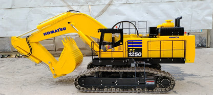 PC1250 RC Excavator 1/8 Hydraulic RC Excavator Metal Heavy Engineering Excavator Model Adult Remote Control Car Toy