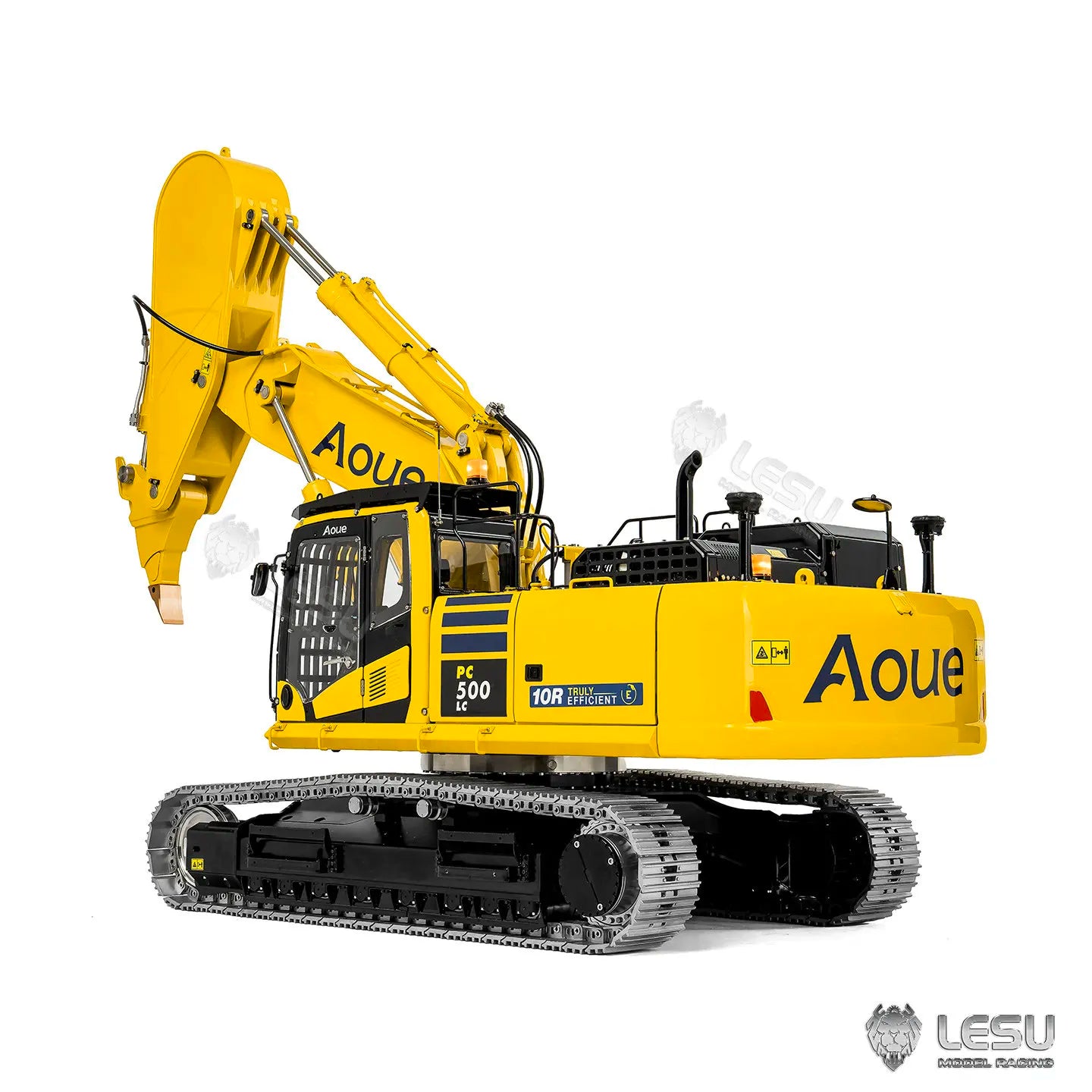 LESU PC500LC RC Excavator Hydraulic Model 1/14 Rock Arm Pangolin Excavator Metal Model Remote Control Engineering Toy BA-B0020