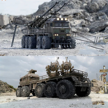 CROSSRC XX10 T-REX 1/12 RC-Auto 10x10 Gepanzertes Fahrzeug Militär-LKW Modellbausatz Version Simulation Schweres Geländefahrzeug Spielzeug für Jungen 