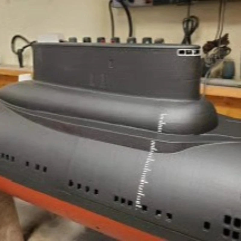 Russian Typhoon-class RC Submarine 1/144 Scale 120CM Submarine Model 3D Printing RTR Version Remote-controlled Ship Model Toy