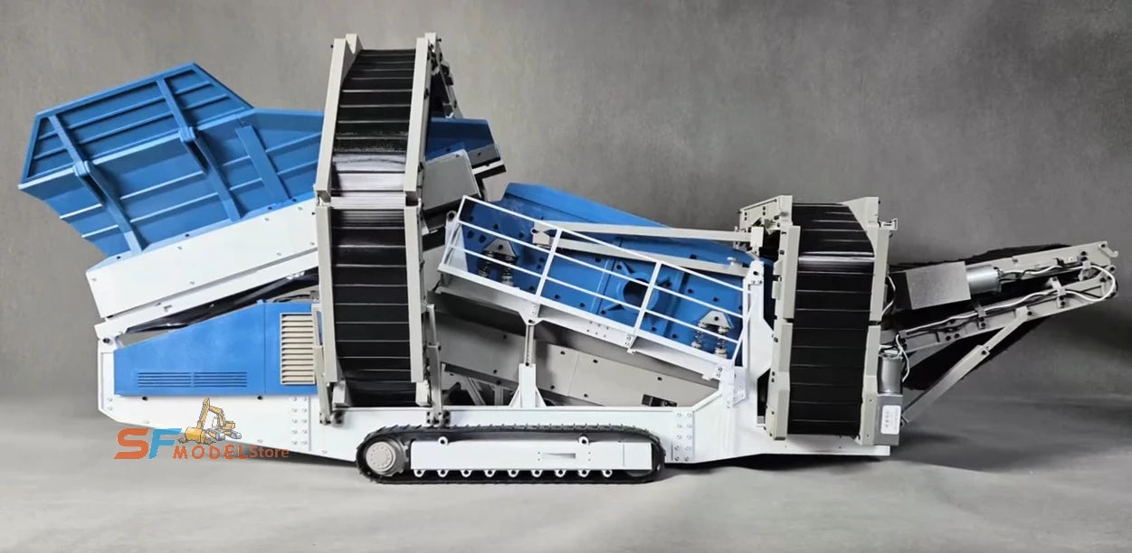 1/14 Screening Machine Engineering Machinery Model Miniature Construction Site Scene RC Truck Electric Sand Screening Machine
