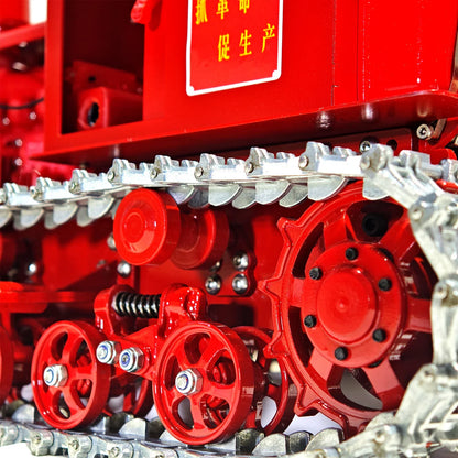 1/12 Hydraulic RC Bulldozer Dongfanghong Crawler Bulldozer Metal Model with Light and Sound System RC Car Model Boy Toys