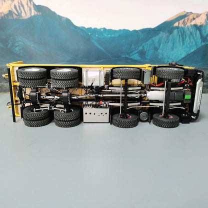 Iveco RC-Auto 8x4 8x8 1/14 Hydraulischer Tieflader Abschleppwagen Metallmodell RC-Auto EC160 Elektrobagger RC-Autos für Erwachsene Spielzeug