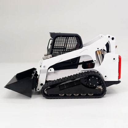 Free Shipping SM770 Bobcat Loader 1/14 RC Crawler Metal Hydraulic Skid Steer Loader RTR Bobcat Engineering Vehicle Model Boy Toy Gift