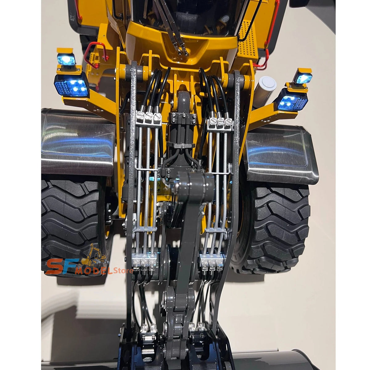 LESU New Loader 1/14 L220H Remote Control Hydraulic Loader Metal Model Engineering Wheel Loader Remote Control Car Toy