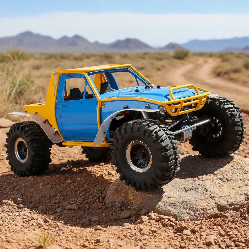D1RC RCRFC 1/10 Rainforest Chariot Brushless RC Crawler - Metal Tube Chassis Roll Cage Car