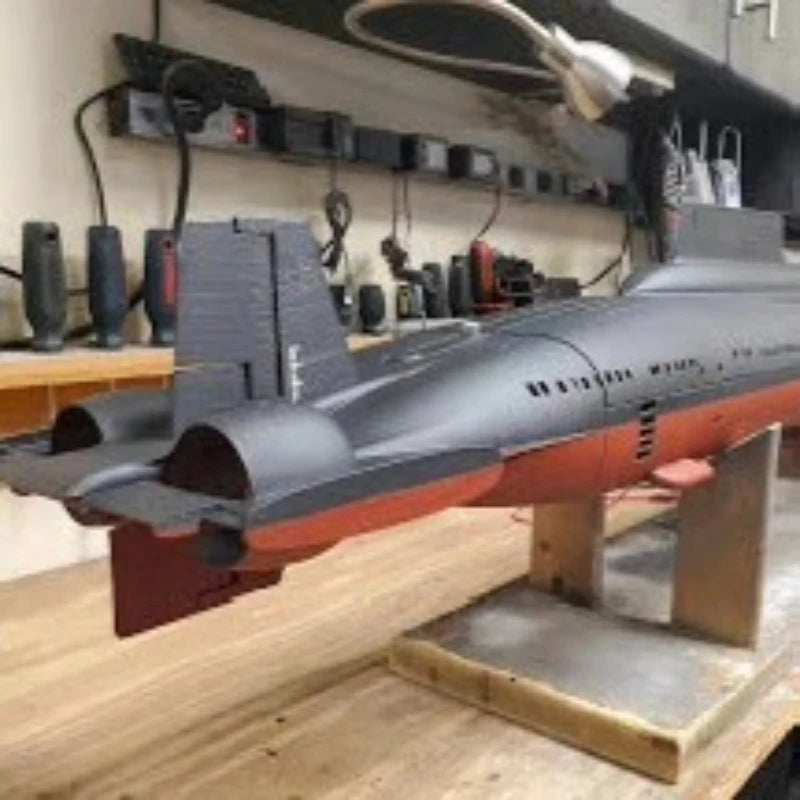 Russian Typhoon-class RC Submarine 1/144 Scale 120CM Submarine Model 3D Printing RTR Version Remote-controlled Ship Model Toy