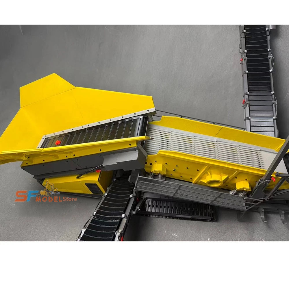 1/14 Screening Machine Engineering Machinery Model Miniature Construction Site Scene RC Truck Electric Sand Screening Machine