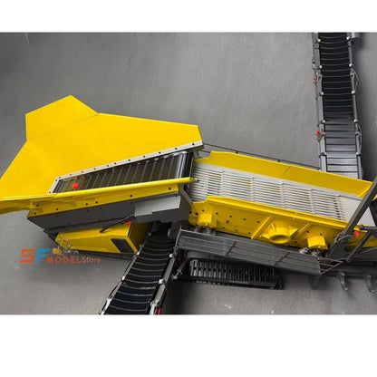 1/14 Screening Machine Engineering Machinery Model Miniature Construction Site Scene RC Truck Electric Sand Screening Machine
