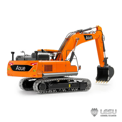 LESU DX350LC RC-Bagger 1/14 Hydraulischer RC-Bagger Metallmodell RTR Hydraulisches 3-Wege-Ventil Fernsteuerung LKW-Modell Spielzeug für Jungen 