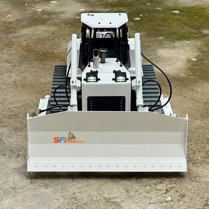 1/14 Hydraulic RC Bulldozer Metal Model RTR Version Brushless Hydraulic Oil Pump Construction Machinery RC Truck Model Toy