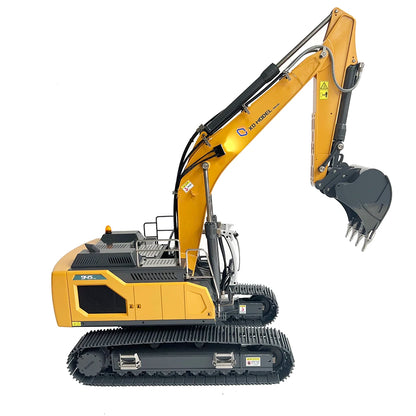 945 RC Excavator 1/14 Hydraulic RC Excavator Metal Model Engineering Machinery with Lighting System Adult Remote Control Car Toy