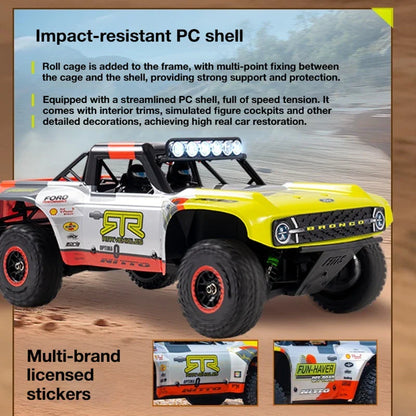 FMS FCS18 1/18 4WD RC Rock Racer - Ford Bronco U4 High-Speed Off-Road Truck RTR