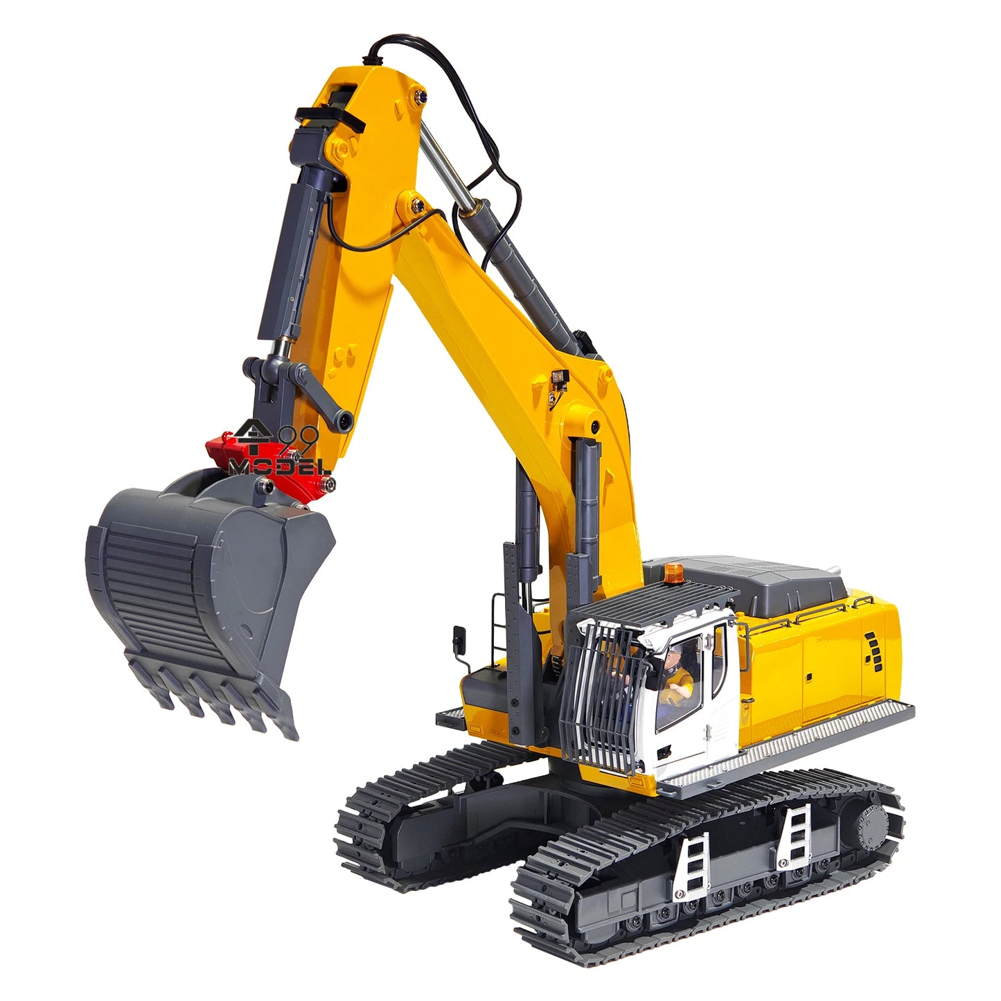 KABOLITE K970 Electric Excavator Metal Model 1/18 K5901 RC Excavator RTR with Light and Sound System Remote Control Car Boy Toy