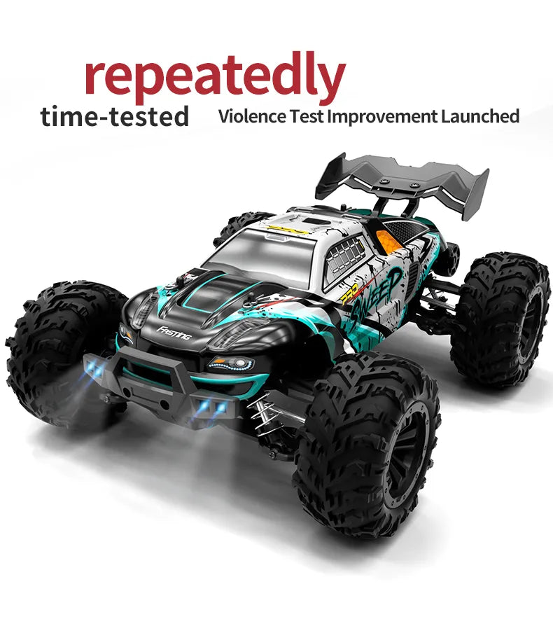 1/16 70KM/H or 50KM/H 4WD RC Car with LED Remote Control Cars High Speed Drift Monster Truck for Kids Vs Wltoys 144001 Toys