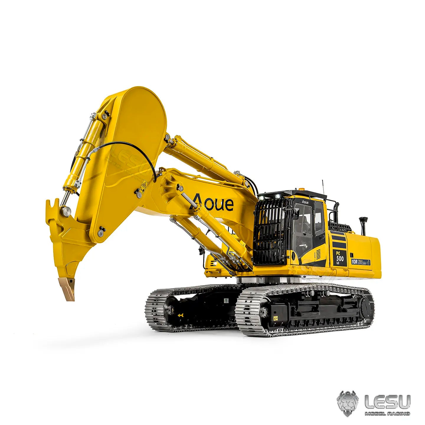 LESU PC500LC RC Excavator Hydraulic Model 1/14 Rock Arm Pangolin Excavator Metal Model Remote Control Engineering Toy BA-B0020