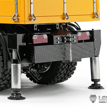 LESU TGS 8X8 Truck-Mounted Crane Truck 1/14 RC Hydraulic Crane Dump Truck Metal Model Remote Control Car Model Toy LS-Z0082