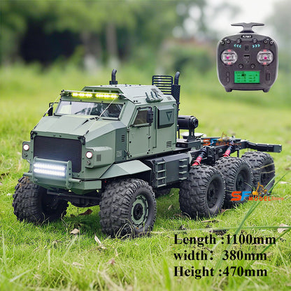ST8 1/10 Scale 8x8 Heavy-Duty RC Off-Road Vehicle Model (RTR)