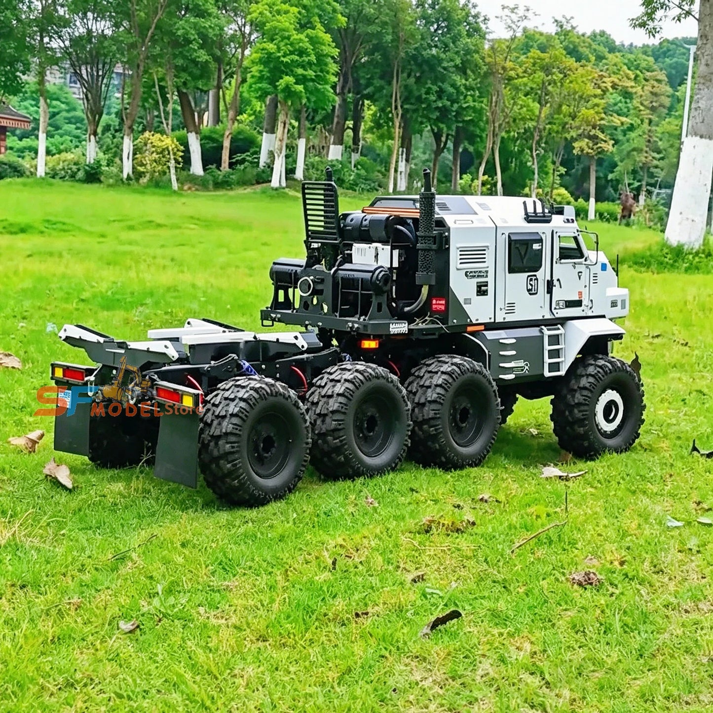 ST8 1/10 Scale 8x8 Heavy-Duty RC Off-Road Vehicle Model (RTR)