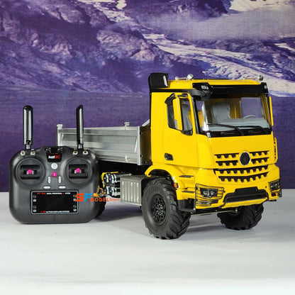 4x4 Hydraulic RC Truck 1/14 Remote Control Dump Truck Model 3363 Remote Control Car with Light and Sound System Boy Toy Gift