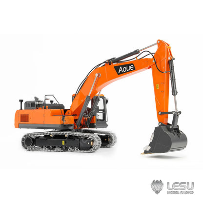 LESU DX350LC RC-Bagger 1/14 Hydraulischer RC-Bagger Metallmodell RTR Hydraulisches 3-Wege-Ventil Fernsteuerung LKW-Modell Spielzeug für Jungen 