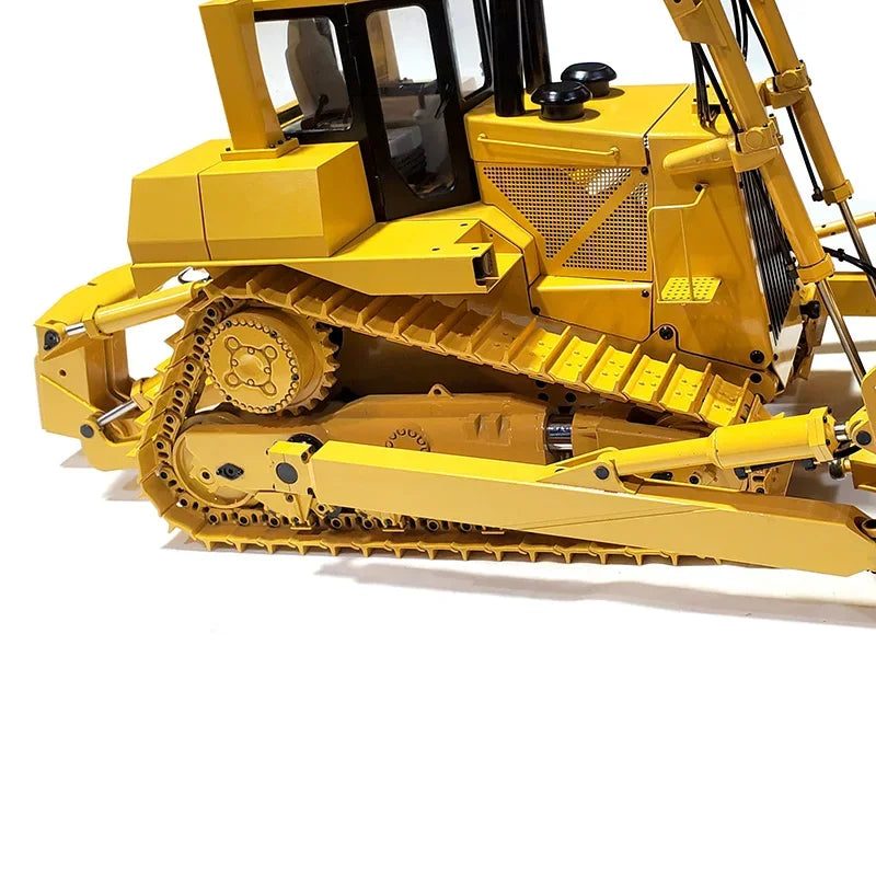 JDM 98 DXR2 D9T RC Hydraulic Bulldozer 1/14 RC Bulldozer Heavy Metal Model with Light and Sound Set RTR Remote Control Car Toy