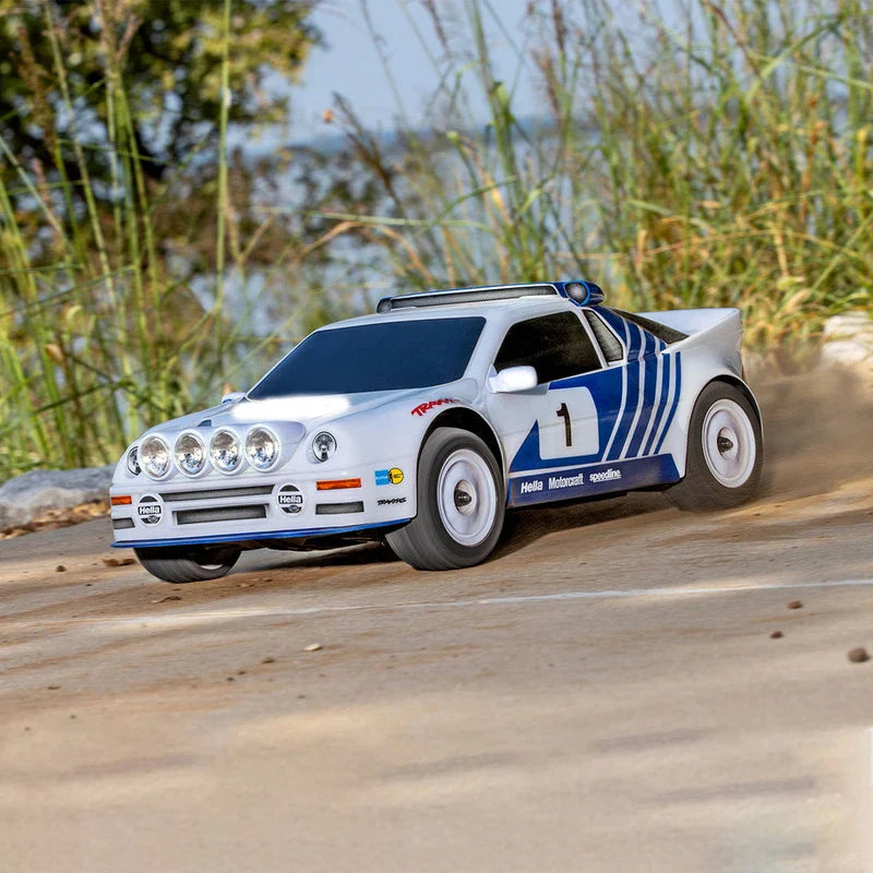Traxxas Mini Rally Ford RS200 1/12 Scale 4WD Brushless RC Rally Car RTR