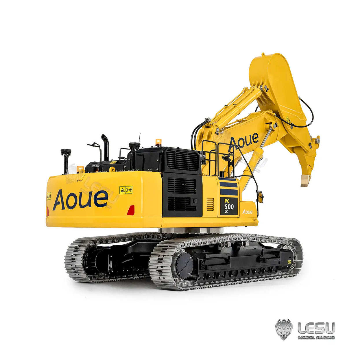 LESU PC500LC RC Excavator Hydraulic Model 1/14 Rock Arm Pangolin Excavator Metal Model Remote Control Engineering Toy BA-B0020