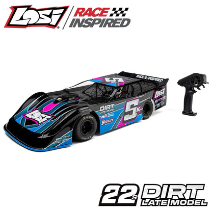 LOSI 1/10 22S 2WD Dirt Oval Late Model RTR Brushless RC Car (LOS-2167)