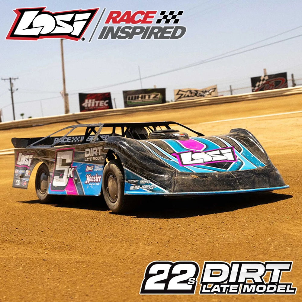 LOSI 1/10 22S 2WD Dirt Oval Late Model RTR Brushless RC Car (LOS-2167)