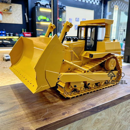 CAT DXR2 D9T JDM-98 Hydraulic RC Bulldozer 1/14 Metal Bulldozer Model RTR Version with Lighting and Sound System RC Toy